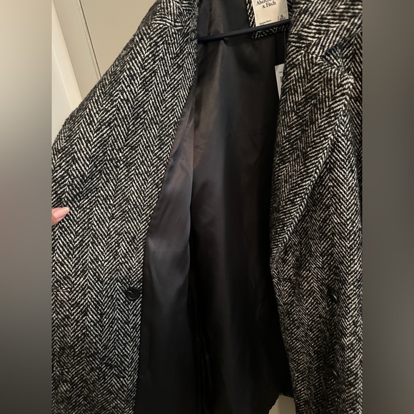 NWT Abercrombie Short Textured Coat XL - Picture 8 of 8